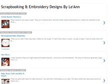 Tablet Screenshot of designsbyleann.blogspot.com