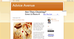 Desktop Screenshot of adviceavenue.blogspot.com