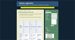 Desktop Screenshot of industryregistration.blogspot.com