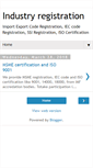 Mobile Screenshot of industryregistration.blogspot.com