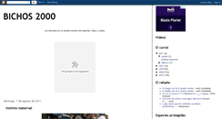 Desktop Screenshot of bichos2000.blogspot.com