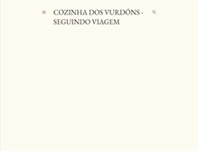 Tablet Screenshot of cozinhadosvurdons.blogspot.com