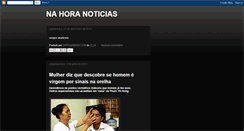 Desktop Screenshot of nahoranoticias.blogspot.com