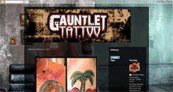Desktop Screenshot of gauntlettattoo.blogspot.com