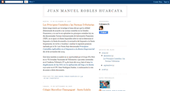Desktop Screenshot of juanmanuelrobleshuarcaya.blogspot.com