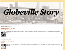 Tablet Screenshot of globevillestory.blogspot.com
