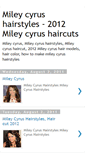 Mobile Screenshot of mileycyrushairstyles.blogspot.com