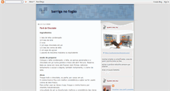 Desktop Screenshot of barriga-no-fogao.blogspot.com