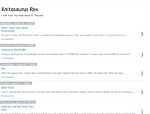 Tablet Screenshot of knitosaurusrex.blogspot.com