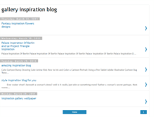 Tablet Screenshot of galleryinspiration.blogspot.com