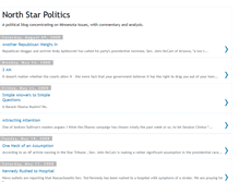 Tablet Screenshot of northstarpolitics.blogspot.com