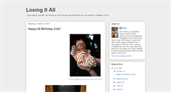 Desktop Screenshot of losingitall-binder.blogspot.com