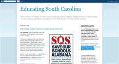 Desktop Screenshot of educatingsouthcarolina.blogspot.com