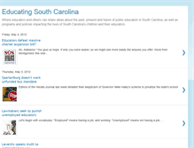 Tablet Screenshot of educatingsouthcarolina.blogspot.com