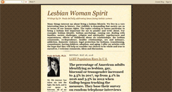 Desktop Screenshot of lesbian-woman-spirit.blogspot.com