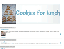 Tablet Screenshot of cookiesforlunch.blogspot.com