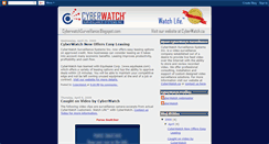 Desktop Screenshot of cyberwatchsurveillance.blogspot.com