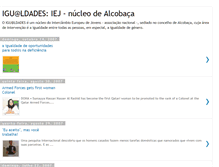 Tablet Screenshot of iej-alcobaca.blogspot.com