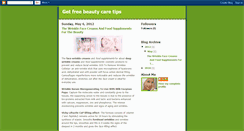 Desktop Screenshot of freebeautycaretips.blogspot.com