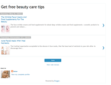 Tablet Screenshot of freebeautycaretips.blogspot.com