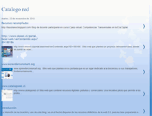 Tablet Screenshot of catalogowebeducativos.blogspot.com