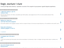 Tablet Screenshot of llegirescriureviure.blogspot.com