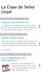 Mobile Screenshot of lloydspanishclass.blogspot.com