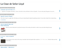 Tablet Screenshot of lloydspanishclass.blogspot.com