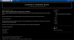 Desktop Screenshot of ciantic.blogspot.com