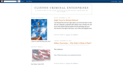 Desktop Screenshot of clintoncriminal.blogspot.com