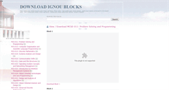 Desktop Screenshot of ignou-student.blogspot.com
