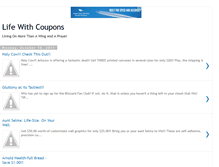 Tablet Screenshot of lifewcoupons.blogspot.com