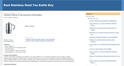 Desktop Screenshot of best-stainless-steel-tea-kettle-buy.blogspot.com