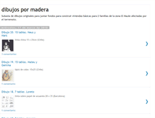 Tablet Screenshot of dibujospormadera.blogspot.com