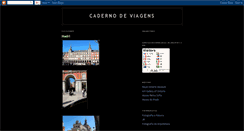 Desktop Screenshot of cadernodeviagens.blogspot.com