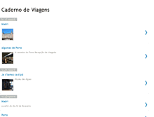 Tablet Screenshot of cadernodeviagens.blogspot.com