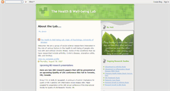 Desktop Screenshot of healthwell-beinglab.blogspot.com