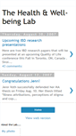 Mobile Screenshot of healthwell-beinglab.blogspot.com