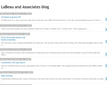 Tablet Screenshot of labeauandassociates.blogspot.com
