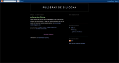 Desktop Screenshot of bobi-pulserasdesilicona.blogspot.com