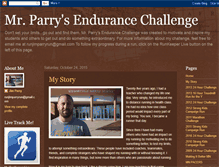 Tablet Screenshot of mrparrysendurancechallenge.blogspot.com