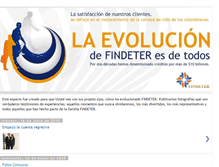 Tablet Screenshot of evolucionfindeter.blogspot.com