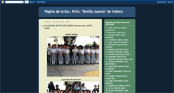 Desktop Screenshot of benitojuarez-indeco.blogspot.com