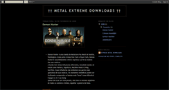 Desktop Screenshot of metalextremedownload.blogspot.com