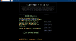 Desktop Screenshot of cachureosyalgomas.blogspot.com