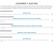 Tablet Screenshot of cachureosyalgomas.blogspot.com