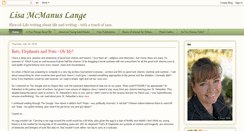 Desktop Screenshot of lisamcmanuslange.blogspot.com