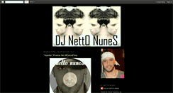 Desktop Screenshot of djnettonunes.blogspot.com