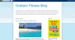 Desktop Screenshot of grahamfitnessblog.blogspot.com