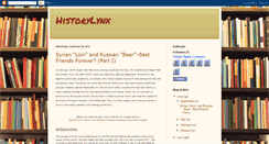 Desktop Screenshot of historylynx.blogspot.com